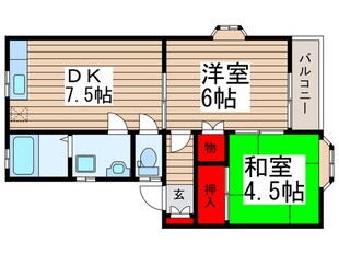 ハイツフロンティアの物件間取画像